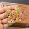 Antique Peacock Jhumki (Copy) (Copy)