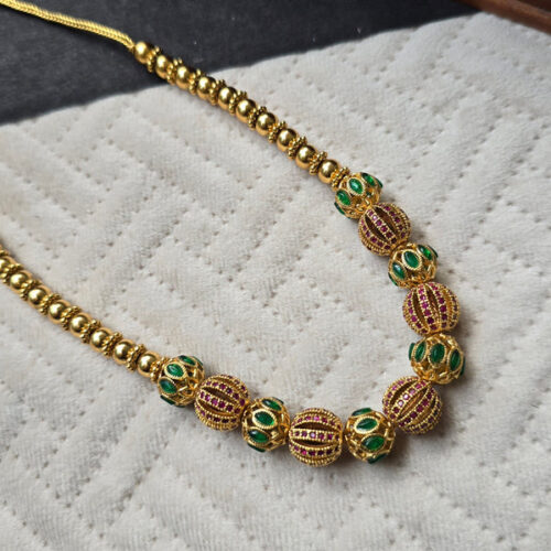 Golden Ball Neckset (Copy) (Copy)